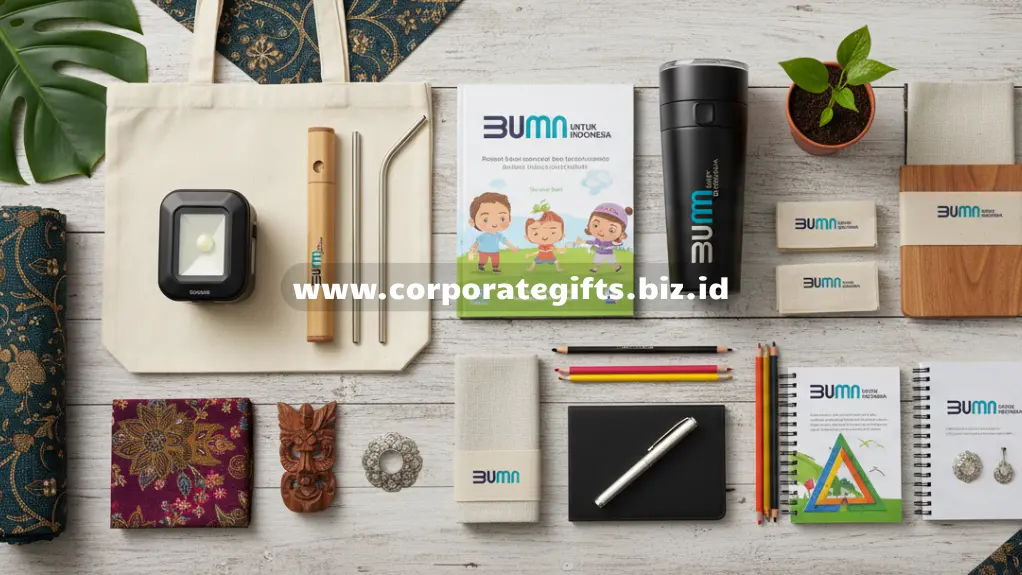 Souvenir elegan untuk acara resmi BUMN seperti plakat kristal dan batik premium